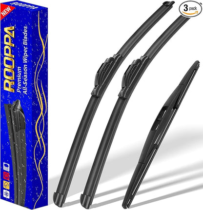 3 Wiper Blades Replacement for Subaru Legacy & Forester & Outback by ROOPPA
