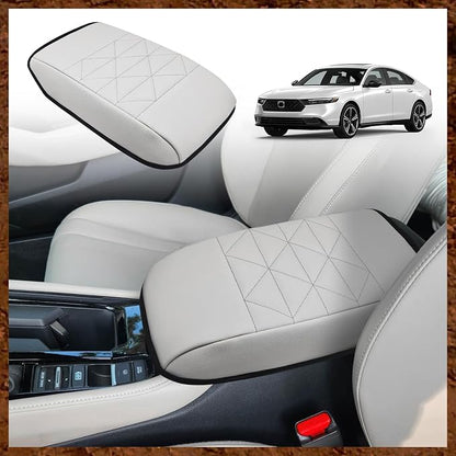 Muslogy for Accord 2025 2024 2023 Center Console Cover Armrest Pad Vegan by Muslogy