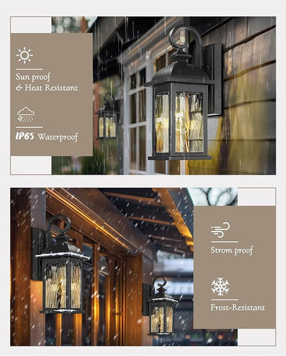 FEMILA Outdoor Wall Light Fixture, 1-Light Exterior Waterproof Wall Sconce - Image 3