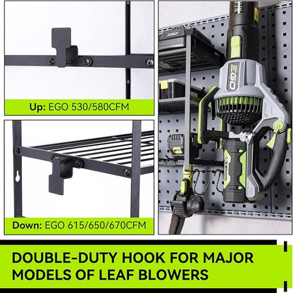 KAFAHOM Leaf Blower and Weedeater Hanger, Lawn Power Tool Organizer Wall Mount - Image 2