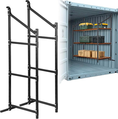 2 Pack Hanging Heavy duty Adjustable Shelf 56.5x22 Cargo Container Shelving by Talustool