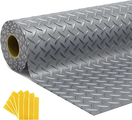 7.5x20 FT Garage Floor Mat, 2.8mm Thickened Flooring Roll by Lanbos
