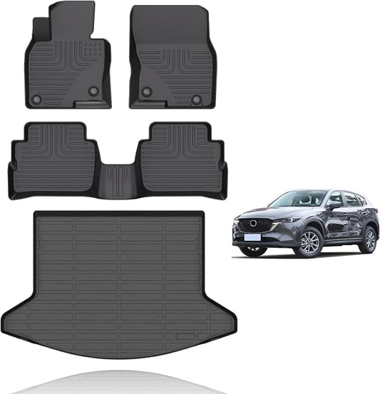 All Weather Floor Mats and Cargo Liners Set Fit by Wayhigh