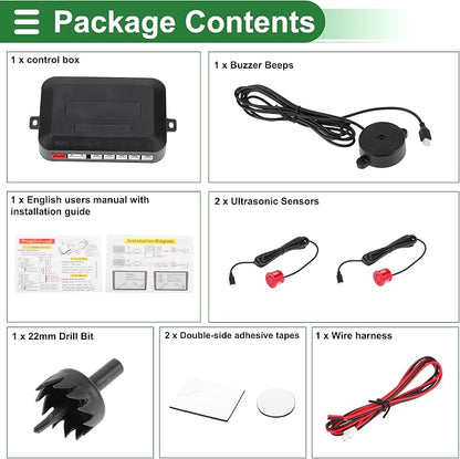 Motoforti Universal Car Auto Vehicle Reverse Backup Radar System Reverse - Image 8