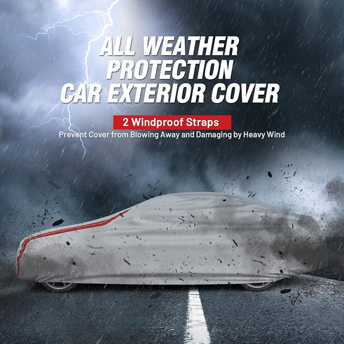 Favoto Car Cover Waterproof Outdoor - Image 5