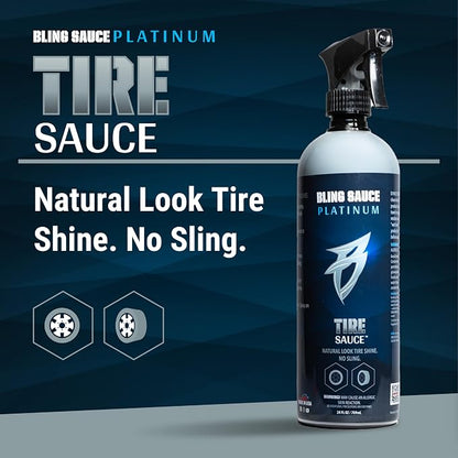 Platinum Tire Sauce, Natural Look Tire Shine - Image 2