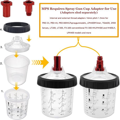 Disposable Paint Cup 20 Ounce Kit - Image 4