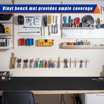 Vesici 1 Roll 23.5 x 100 Inch Work Bench Mat Self Adhesive Resistant PU Floor - Image 4
