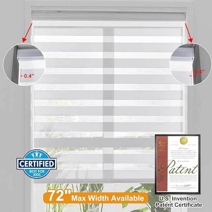 Persilux Custom Size Cordless Zebra Blinds - Image 4