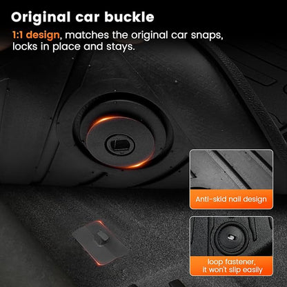 KMF Custom Fit Floor Mats for KIA K4 2025 Accessories, K4 Car Mat All Weather - Image 3