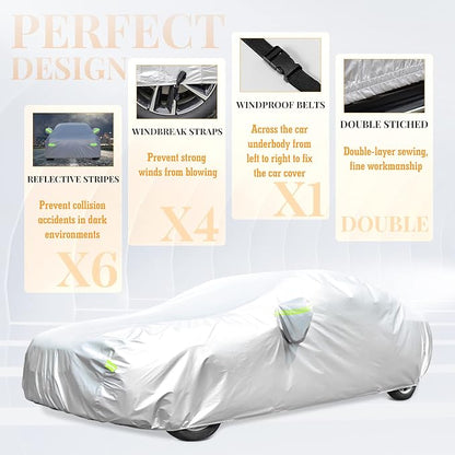 All-Weather Waterproof Car Cover – Universal Fit - Image 6