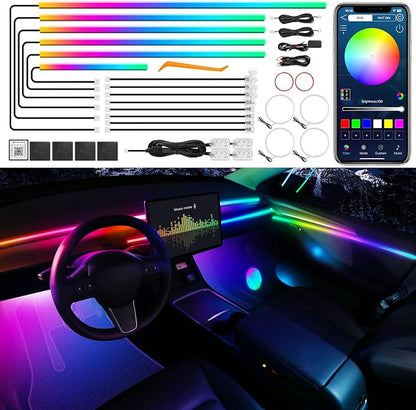 Dreamcolor Acrylic Interior Car LED Strip Light - Image 2