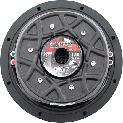 Orion XTR Series XTR8SWD2 Free Air Slim Shallow Mount 8” Car Subwoofer - Image 5