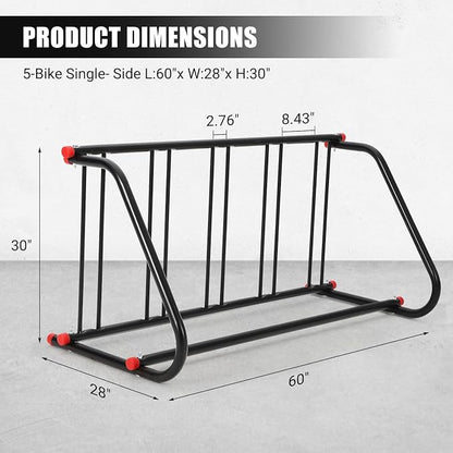 Commercial Grid Bike Rack for 5 Bikes - Image 2