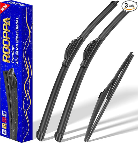 3 wipers Replacement for 2009-2018 2019 2020 Dodge Journey, Windshield Wiper by ROOPPA