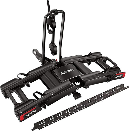 2-Bike Hitch Bike Rack with Ramp by Unknown