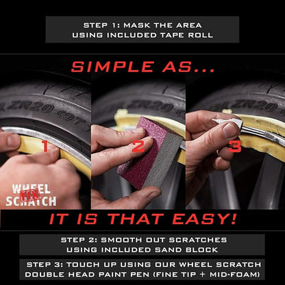 Gray Rim Touch Up Paint, Car Wheel Scratch Repair, Wheel Touch Up Paint Pen - Image 6