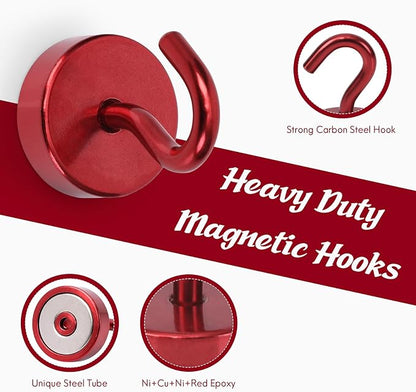 Neosmuk Magnetic Hooks, Cruise Ship Essentials, 40lb+ Heavy Duty Magnetic Hooks - Image 5
