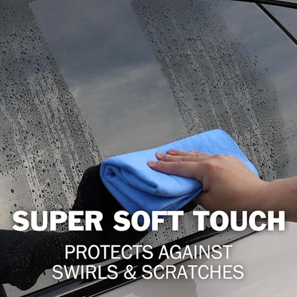 3 Pack Premium XL Shammy Cloth for Car Drying, 34”x25” Chamois Towel for Car - Image 5
