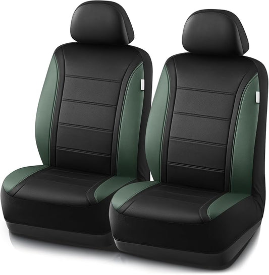 Road Comforts Leather Seat Covers, Breathable Car Seat Covers Front Seat by RoadComforts