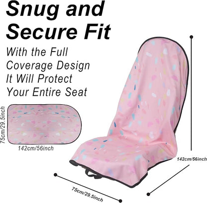 Car Seat Cover Protector Front Seats, - Image 3