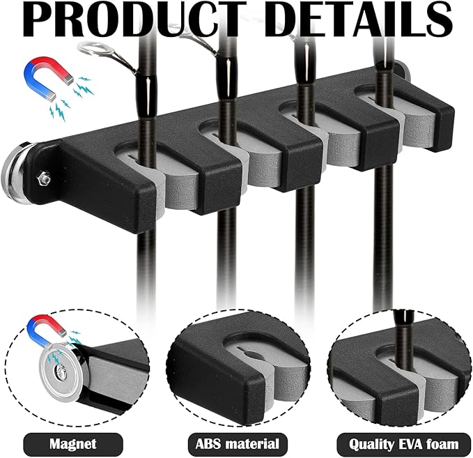 2 Pcs Magnetic Fishing Rod Holder - Image 3
