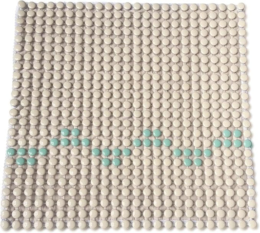 HOMREST Beaded Car Seat Cushion 19x19 Massage Ceramic Seat Cover by HOMREST