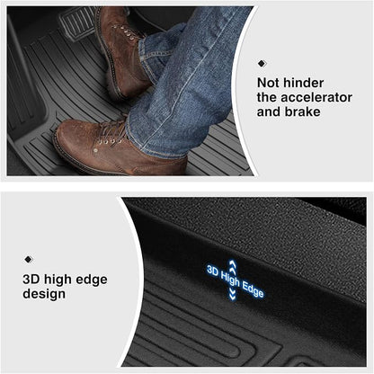 Powerty Floor Mats for 2024 2025 Tesla Model 3 Highland Accessories 1st & 2nd - Image 5