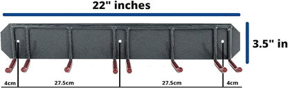Wall Mounted Horizontal Rack for Storage of Skis and Poles-Heavy Duty - Image 2