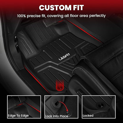 LASFIT Floor Mats & Trunk Mat for Honda CR-V 2017-2022, All Weather Protection - Image 4