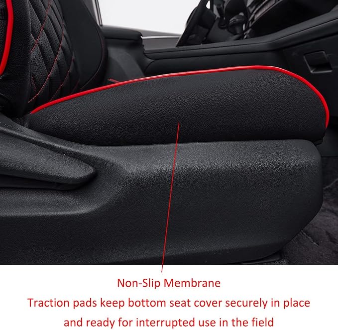 EKR Sienna Seat Covers for 2021-2025 Toyota Sienna LE, 8 Seats, 2nd Row 4/2/4 - Image 3