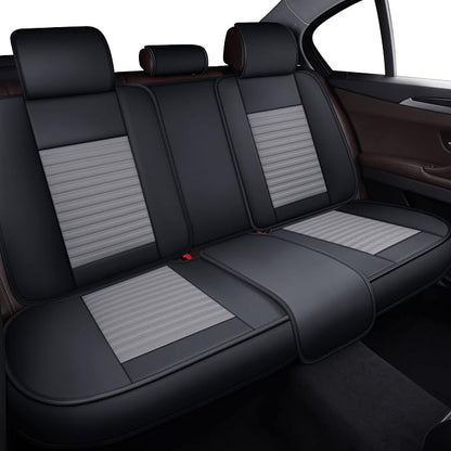 LINGVIDO Car Seat Covers, Breathable and Waterproof Faux Leather Automotive - Image 2