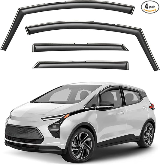 Window Deflectors Smoke Tinted in-Channel Side Window Vent Visor Deflectors by Unknown