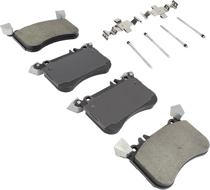 Premium Semi-Metallic Front Brake Pads Compatible - Image 2