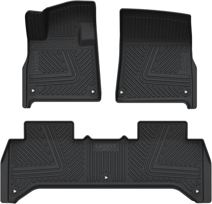 LASFIT Floor Mats for Rivian R1T 2025, All Weather Floor Liner TPE Custom Fit - Image 8