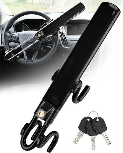 Tevlaphee Steering Wheel Lock Anti-Theft Car Device Heavy Duty Security Car by Tevlaphee