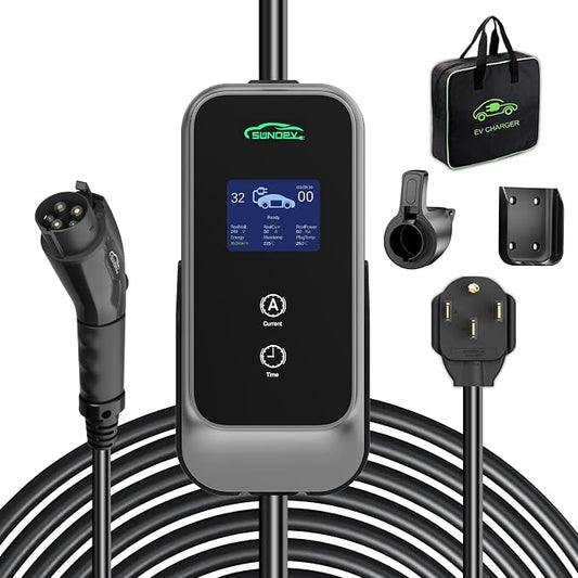 Level 2 EV Charger, 32A 240V Electric Car Charger by SUNOEV
