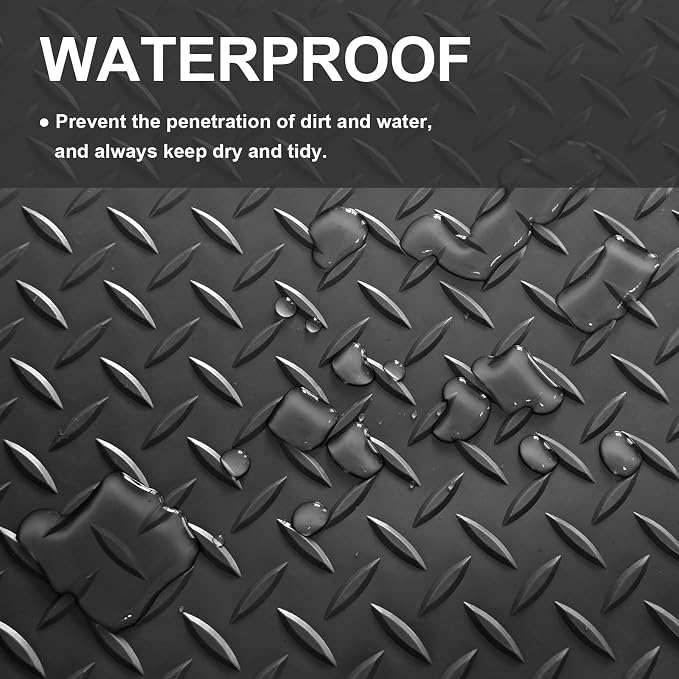 Garage Floor Mat 2.8mm Thickness PVC Garage Flooring Roll Diamond Plate Floor - Image 5