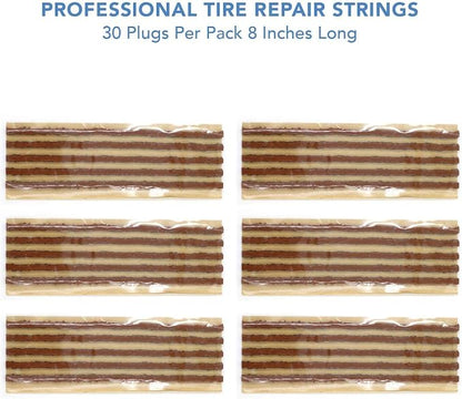 CKAuto 30pcs 8" Brown Tire Repair Strings, Automotive Tool Tire Repair Plugs - Image 3