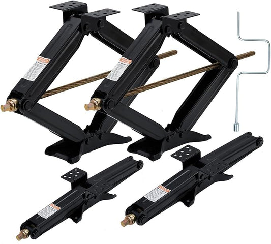 Garvee 24" RV Scissor Jack - 7500lb Heavy Duty Leveling Stabilizer by Garvee