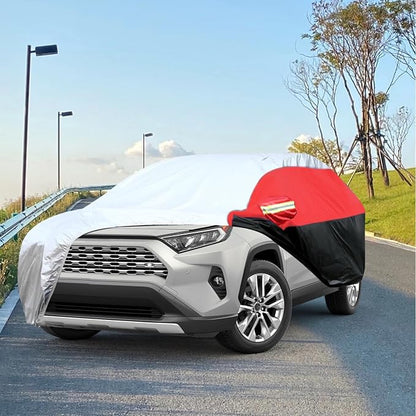 Car Cover for SUV Waterproof All Weather Snowproof UV Windproof Outdoor Full - Image 4