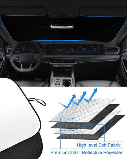 2025 Upgrade Front Windshield Sunshade fit - Image 5