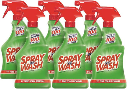 Spray N'Wash Pre-treat Laundry Stain Remover Bottles, 1.37 Pound, 132 Fl Oz by SpraynWash