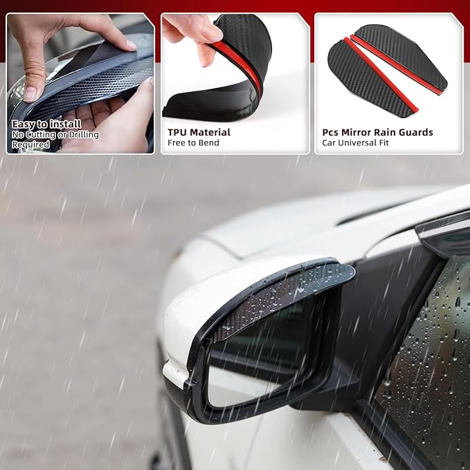 in Channel Rain Guards Fit for Buick Encore 2013-2023/Chevrolet Trax 2014 2015 - Image 6