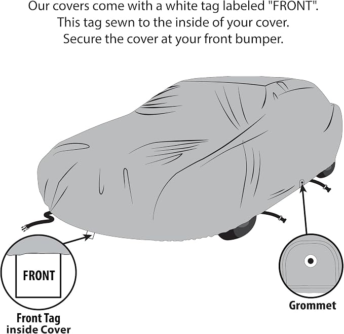 USCarCover 5 Layer All Weather Protection, Breathable Car Cover - Image 7