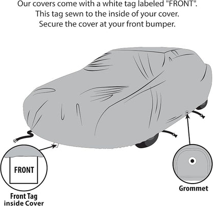 USCarCover 5 Layer Car Cover for Jeep Compass 2014-2025 SUV All Weather - Image 6