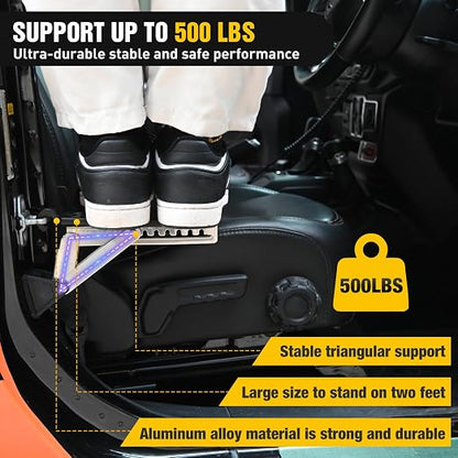 Nilight Car Door Step Universal Aluminum Latch Step - Image 2