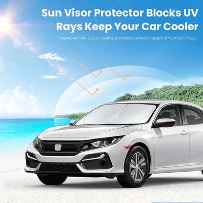 Custom Fit Civic Windshield Sunshade - Image 5