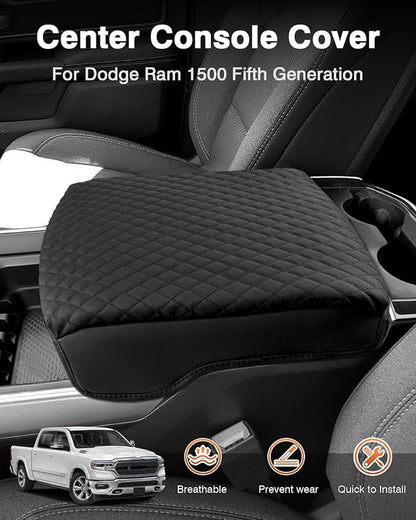 Shademax Custom for Dodge Ram 1500 Center Console Cover, Armrest Cushion Pad - Image 2