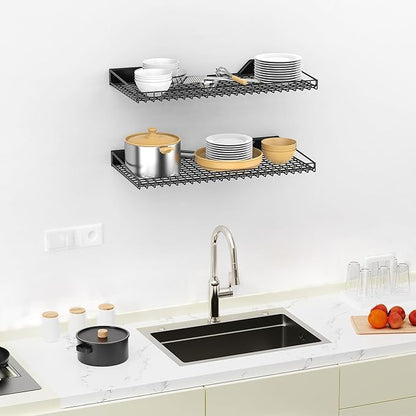 TORACK Wall-Mounted Storage Shelves, Mixed-Size Garage Shelving - Image 5